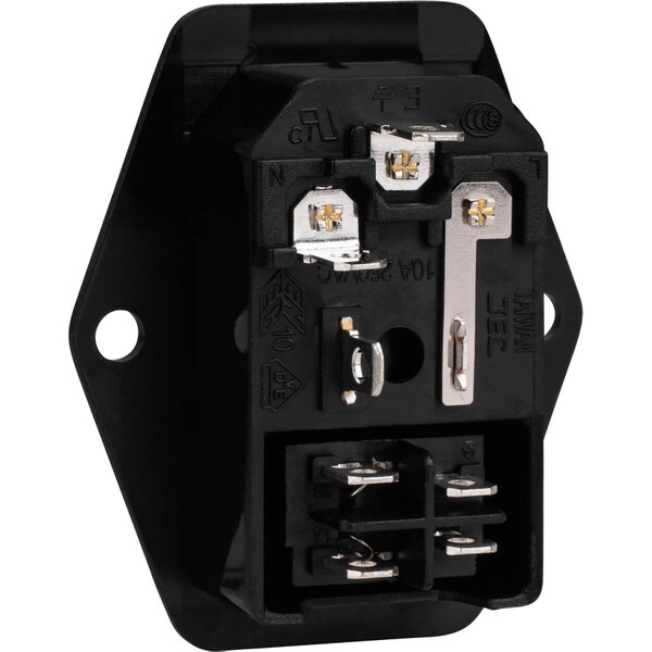 Main product image for IEC AC Power Jack Chassis Mount with Switch and Fus 090-978